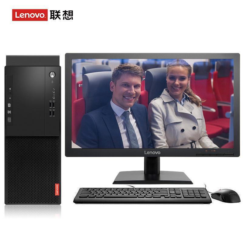 djj插bb联想（Lenovo）启天M415 台式电脑 I5-7500 8G 1T 21.5寸显示器 DVD刻录 WIN7 硬盘隔离...